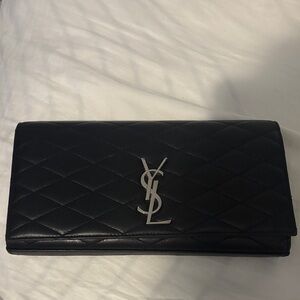 Saint Laurent Black Leather Accessory